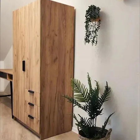 Moderne 2 Raum - Arbeitsplatz - Smarttv - Zentral - Ruhiges Dachgeschoss Apartament *